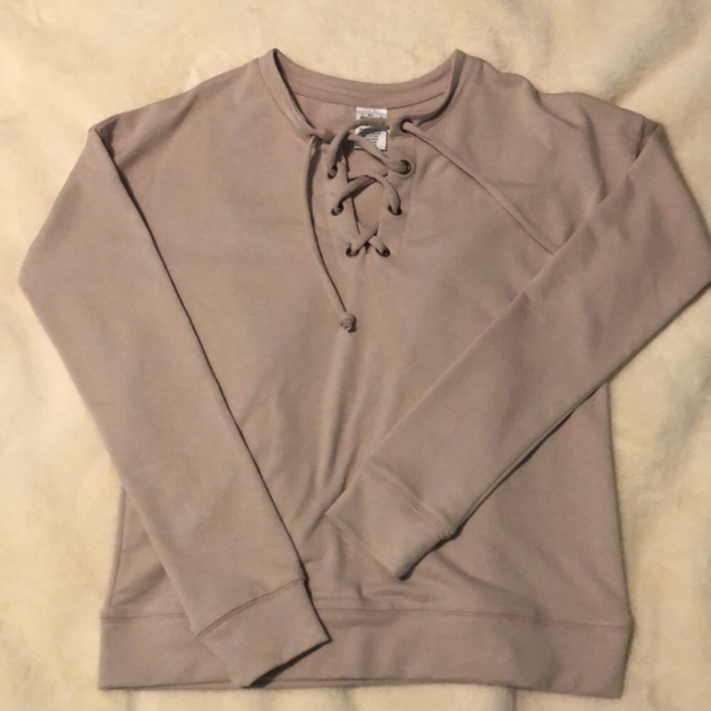 Tillys Lace Up Sweater